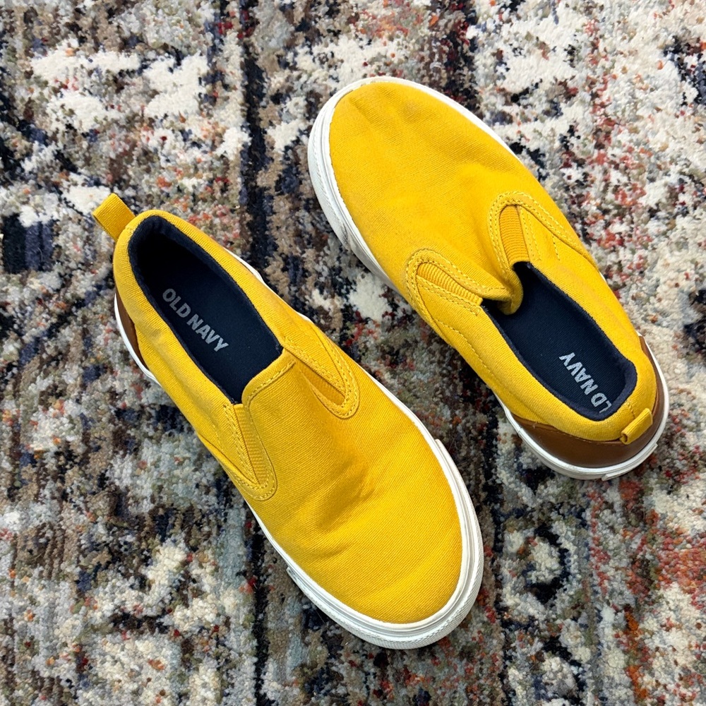 Old Navy Yellow Slip-On Sneakers for Kids